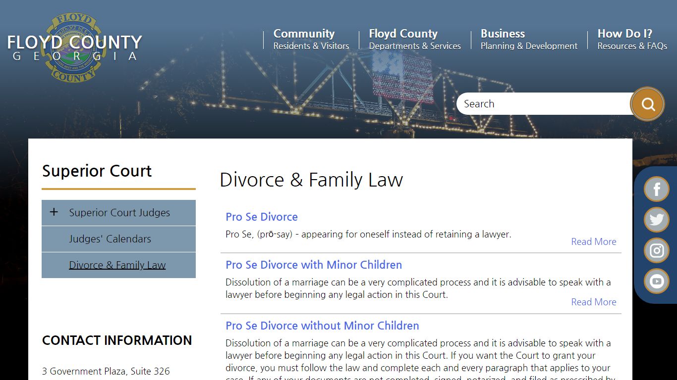 Divorce & Family Law | Floyd County Georgia